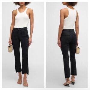 MOTHER sz 27 The Hustler Ankle Fray Jeans in Encounters At Night 27” inseam